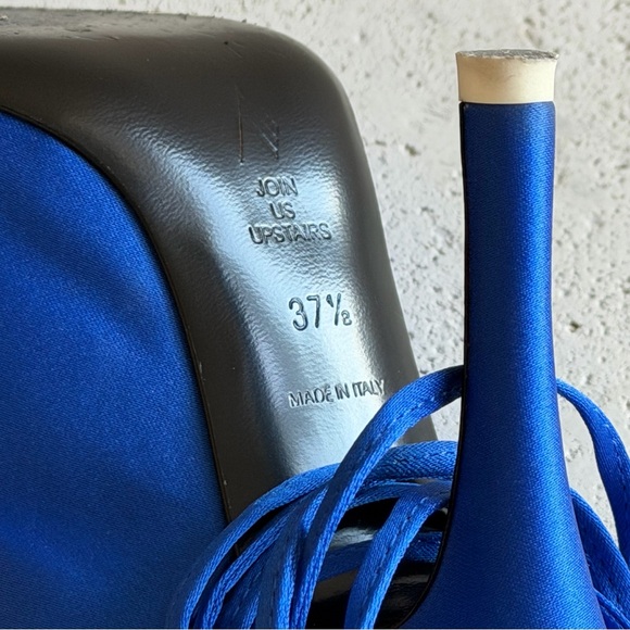 The Attico Venus slingback pumps electric blue, size 37.5 - Picture 6 of 11